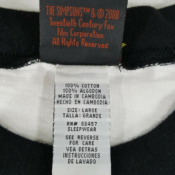 Homer Simpson Woo Hoo !! Sleep T Shirt - Picture 8 of 8